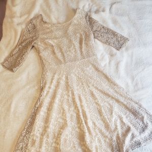 Off white lace dress